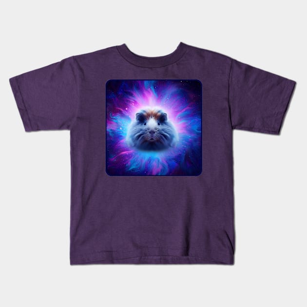 Celestial Guinea Pig Kids T-Shirt by ARTWORKandBEYOND